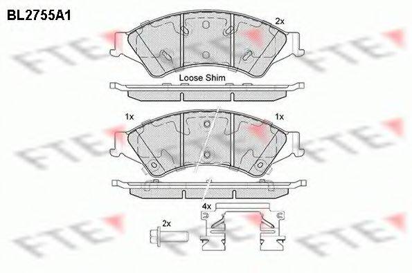 MAZDA UCYR3323Z Комплект гальмівних колодок, дискове гальмо