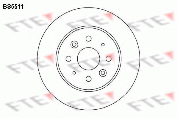 FTE BS5511 гальмівний диск