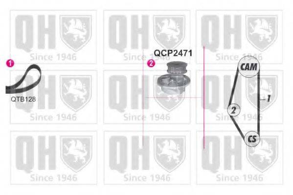 QUINTON HAZELL QBPK9029 Водяний насос + комплект зубчастого ременя