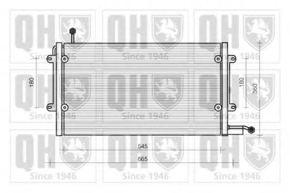 AUDI 1H1 820 413A Конденсатор, кондиціонер