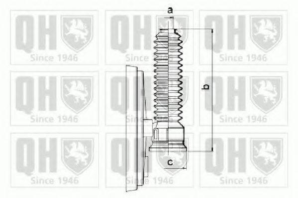 RENAULT 77 00 768 122 Комплект пильника, рульове керування