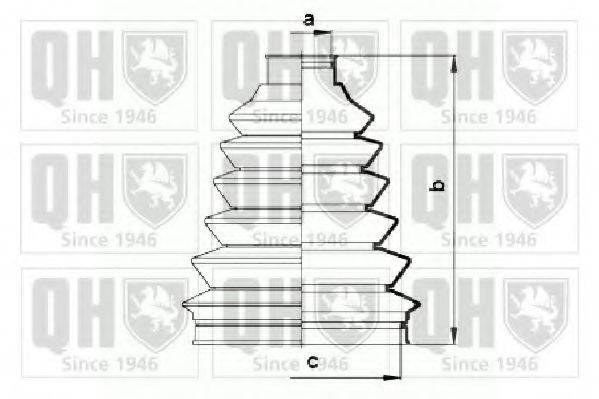 CHRYSLER 4641181 Комплект пильника, приводний вал