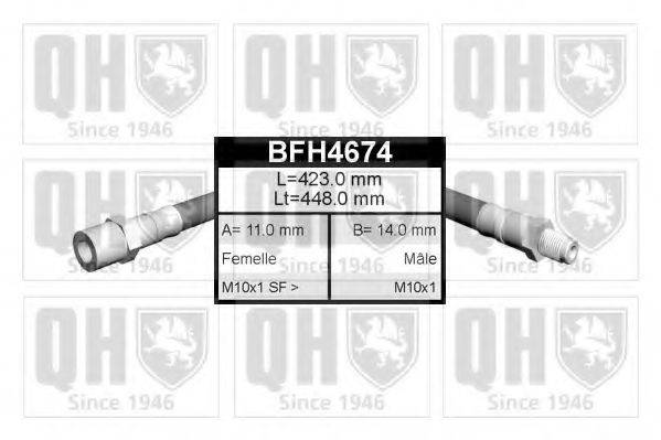 QUINTON HAZELL BFH4674 Гальмівний шланг