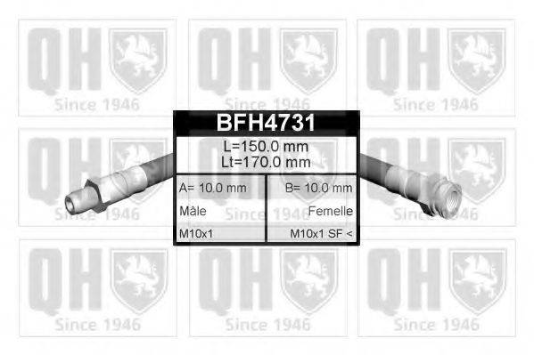 QUINTON HAZELL BFH4731 Гальмівний шланг
