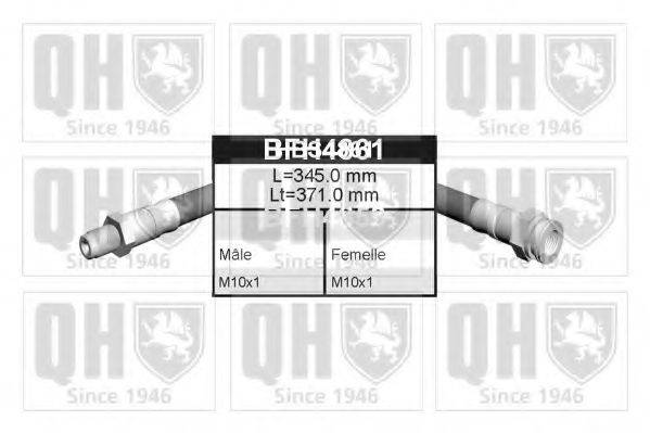 QUINTON HAZELL BFH4861 Гальмівний шланг
