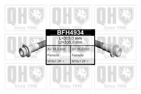 QUINTON HAZELL BFH4934 Гальмівний шланг