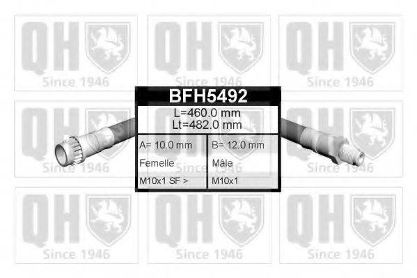 QUINTON HAZELL BFH5492 Гальмівний шланг