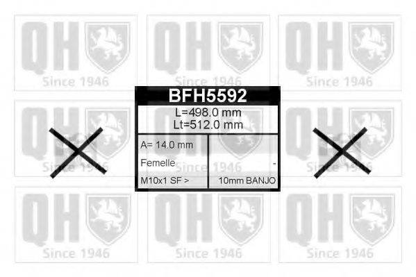 QUINTON HAZELL BFH5592 Гальмівний шланг