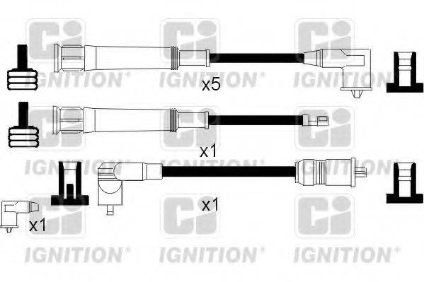 QUINTON HAZELL XC1017 Комплект дротів запалювання