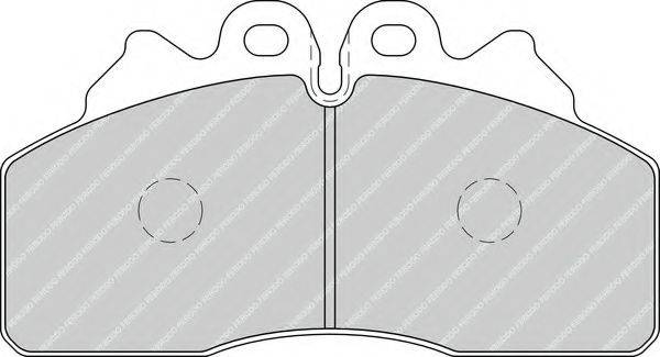 FERODO 29256 Комплект гальмівних колодок, дискове гальмо