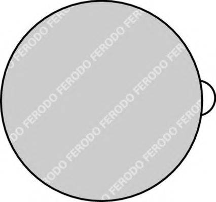 FERODO 20371 Комплект гальмівних колодок, дискове гальмо