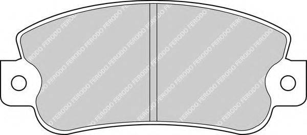 FERODO 20775 Комплект гальмівних колодок, дискове гальмо