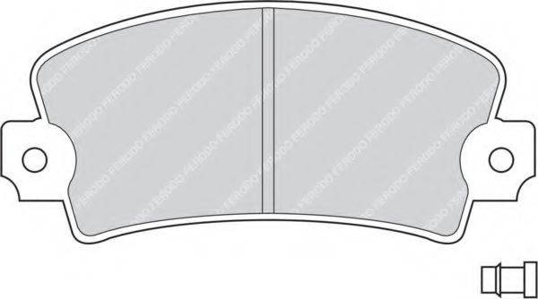 FERODO 20348 Комплект гальмівних колодок, дискове гальмо