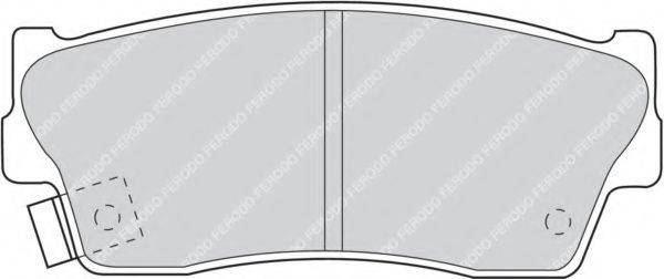FERODO 21501 Комплект гальмівних колодок, дискове гальмо