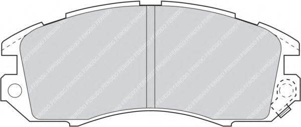 FERODO 21503 Комплект гальмівних колодок, дискове гальмо