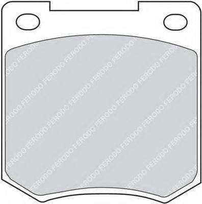 LDV GBP516 Комплект гальмівних колодок, дискове гальмо