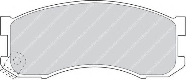 FERODO 21733 Комплект гальмівних колодок, дискове гальмо