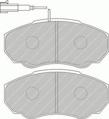 FERODO 23918 Комплект гальмівних колодок, дискове гальмо