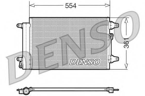 VW 1108838 Конденсатор, кондиціонер