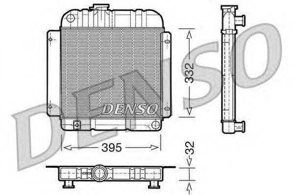 DENSO DRM05001 Радіатор, охолодження двигуна