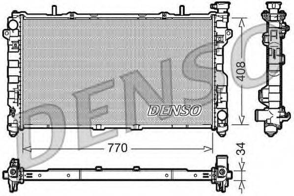 CHRYSLER 04677523AA Радіатор, охолодження двигуна