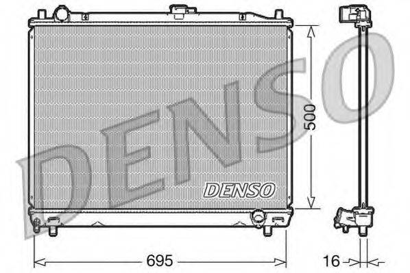 MITSUBISHI MN135948 Радіатор, охолодження двигуна