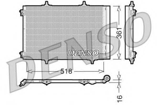 DENSO DCN07013 Конденсатор, кондиціонер