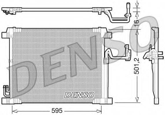 INFINITI 921101BA0A Конденсатор, кондиціонер