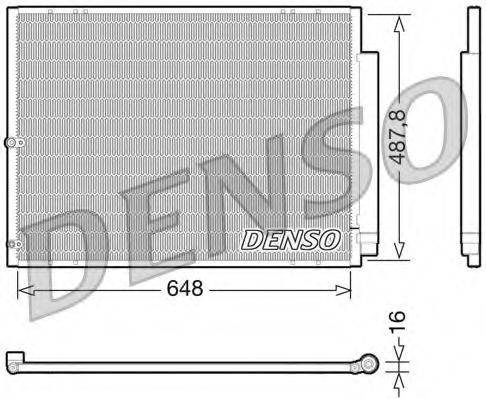 DENSO DCN51001 Конденсатор, кондиціонер