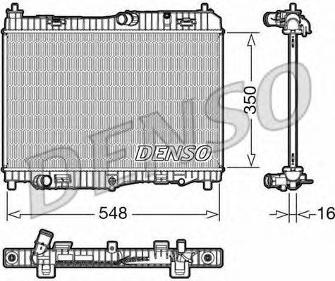 DENSO DRM10005 Радіатор, охолодження двигуна