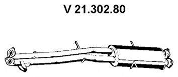 BMW 18 30 7 502 201 Середній глушник вихлопних газів