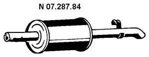 OPEL 5852814 Глушник вихлопних газів кінцевий
