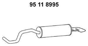 AUDI 8N0253609N Глушник вихлопних газів кінцевий