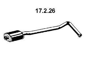 EBERSPACHER 17226 Середній глушник вихлопних газів