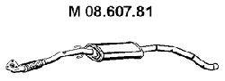 OPEL 5852595 Середній глушник вихлопних газів