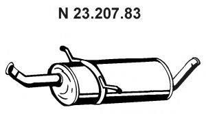 MERCEDES-BENZ 1694905910 Середній глушник вихлопних газів