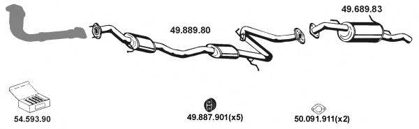 EBERSPACHER 492028 Система випуску ОГ