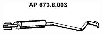 EBERSPACHER 6738003 Середній глушник вихлопних газів