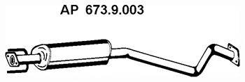 EBERSPACHER 6739003 Середній глушник вихлопних газів