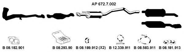 EBERSPACHER AP2228 Система випуску ОГ