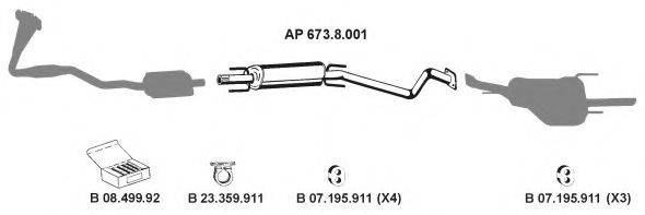 EBERSPACHER AP2290 Система випуску ОГ