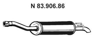 MERCEDES-BENZ 9064900801 Середній глушник вихлопних газів