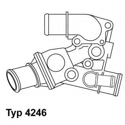 WAHLER 424680D Термостат, охолоджуюча рідина