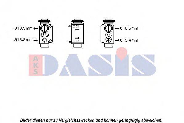 AKS DASIS 43130161 Розширювальний клапан, кондиціонер