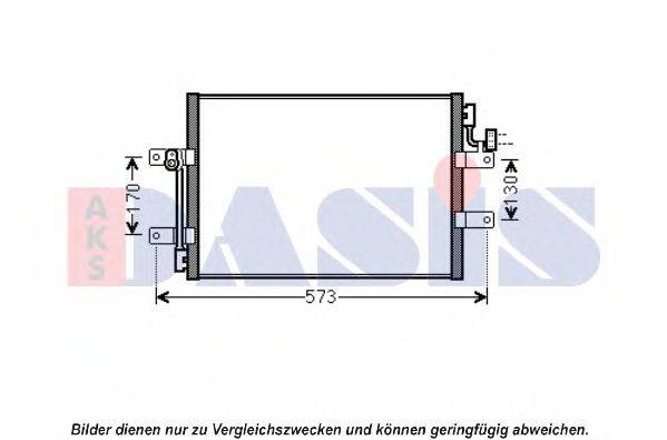 AKS DASIS 082052N Конденсатор, кондиціонер