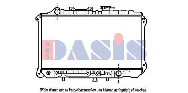 AKS DASIS 110180N Радіатор, охолодження двигуна