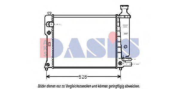AKS DASIS PEA2092 Радіатор, охолодження двигуна