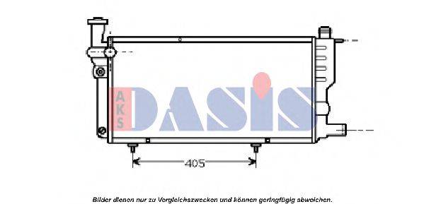AKS DASIS RA0210210 Радіатор, охолодження двигуна