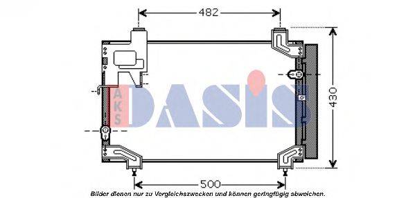 AKS DASIS 212053N Конденсатор, кондиціонер