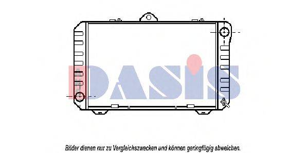 AKS DASIS 213180N Радіатор, охолодження двигуна